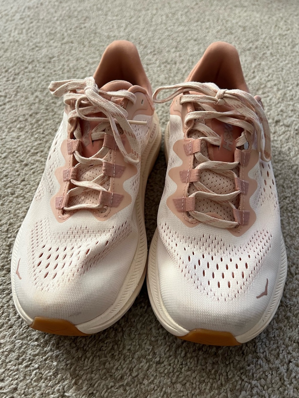 Hoka Kawana 2 Vanilla/Sandstone Women's Shoes - Picture 4 of 6